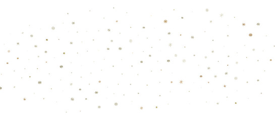 Snowflakes Falling On Snow - Winter Banner