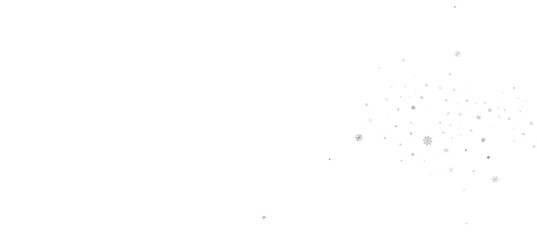 Falling snow at night. Bokeh lights