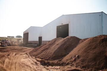 Bodega en construcción 