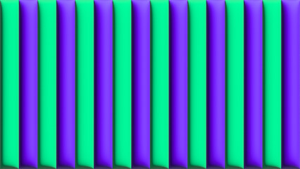 Bright abstract green and violet background. Banner with vertical lines