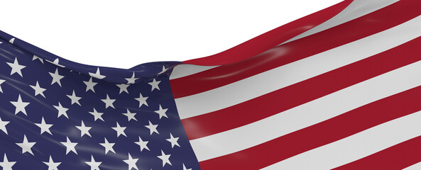 Obraz premium American flag for Memorial Day, 4th of July, Labour Day png