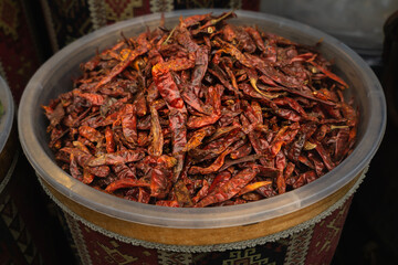 Sun dried red pepper