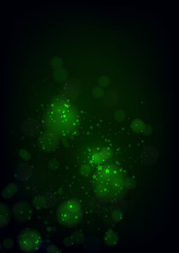 The abstract background shines, shimmers, sparkles with starlight. Mystical lighting. Vector
