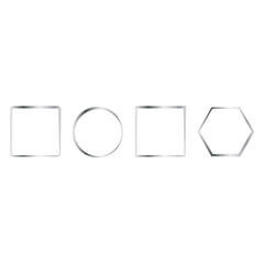 Gradient geometric shapes, great design for any purposes. Brochure creative design. Fluid background gradient. Web banner. Modern graphic design elements. Gradient color. Vector graphic set.