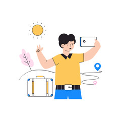 Check this flat illustration of select place 
