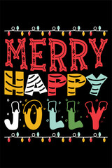 Christmas Graphic T-shirt Design Vector