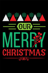 Christmas Graphic T-shirt Design Vector