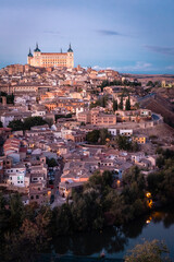 Castle of Toledo at sunset