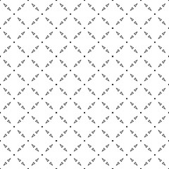 Black and white seamless pattern texture. Greyscale ornamental graphic design. Mosaic ornaments. Pattern template. Vector illustration. EPS10.