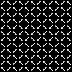 Black and white seamless pattern texture. Greyscale ornamental graphic design. Mosaic ornaments. Pattern template. Vector illustration. EPS10.