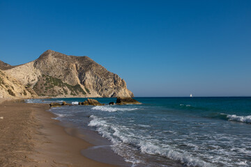 Fototapeta na wymiar Paradise Beach auf Kos, Griechenland, in der Nähe von Kefalos