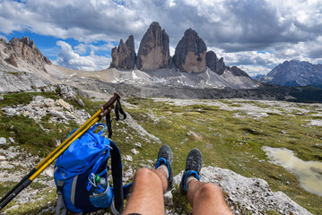 Wanderung an den Drei Zinnen / Südtirol