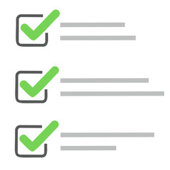 Check List isolated minimal linear icon
