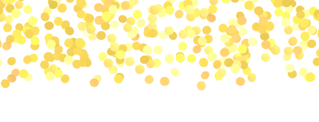  Golden Confetti's  png transparent