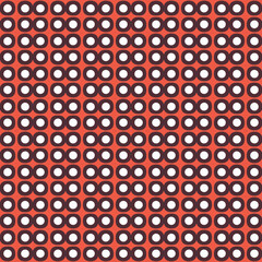 Fototapeta na wymiar Double circle dot tile pattern texture art background