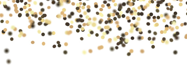 Glittering golden confetti png. Glittering golden