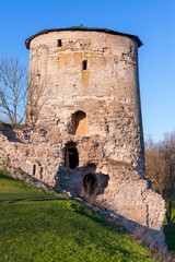 Gremyachaya Tower on a sunny day, it was built in 1525