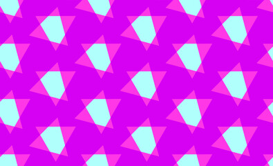 Minimalist vecor pattern made of simle geometry in punchy colors