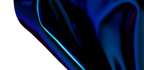 Abstract blue wave pattern, illustration