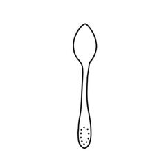 Hand drawn doodle little spoon illustration
