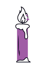 purple candle icon