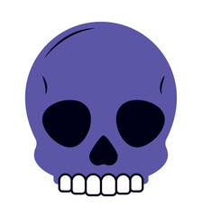 purple skull icon
