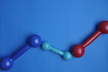 peso de musculação fitnes academia 