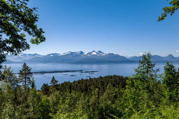 Fototapeta na wymiar Views of Molde, Norway
