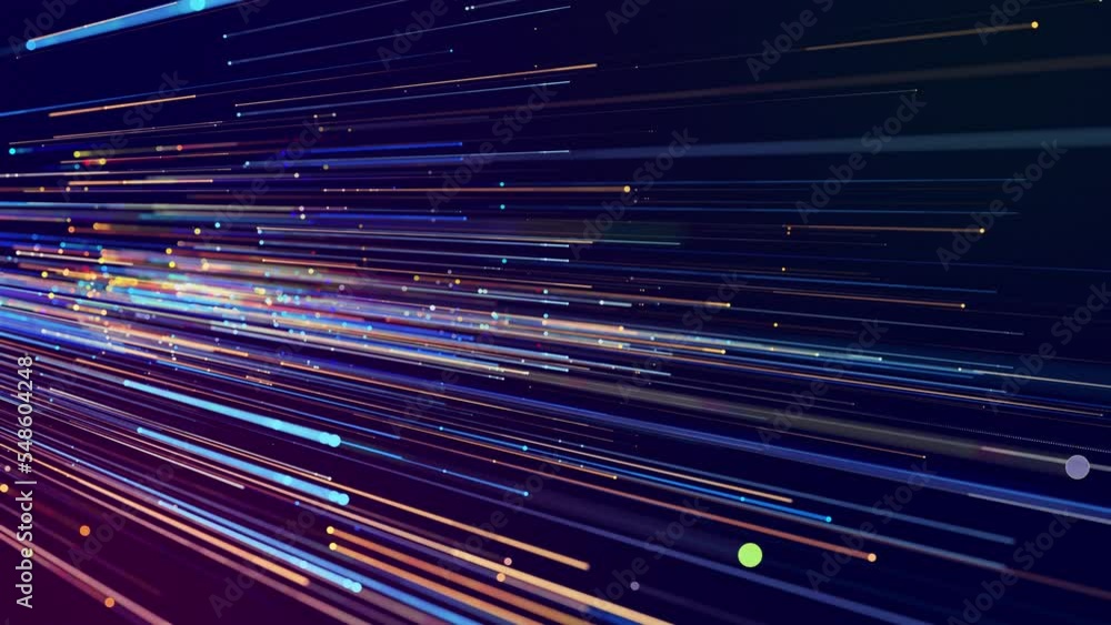 Poster info concept lines and nodes. vj loop hologram abstract background sci fi theme, information blocks,