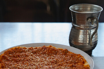 Pepper bread with Ayran