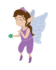 fairy and flower