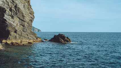 Sea view at Cinque Terre, La Spezia, Italy