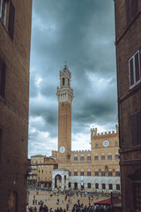 Obraz premium Tower of Mangia Siena, Italy