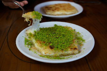 Kunefe Desseert with Pistachio