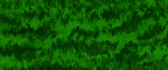 Green abstract background. Painted watercolor art backdrop. Hand drawn art vector texture for cover, cards, flyer, poster, wallpaper. Green color brush strokes. Empty blank.