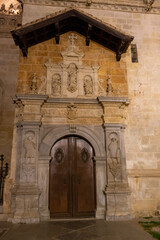 GRANADA, SPAIN - SEPTEMBER 24, 2022: Exterior of Granada Cathedral in Granada, Spain on September 24, 2022