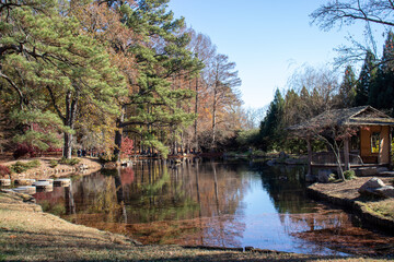 May mount Japanese nature park trail