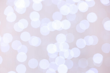 Blurred Christmas lights as background