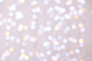 Blurred Christmas lights as background