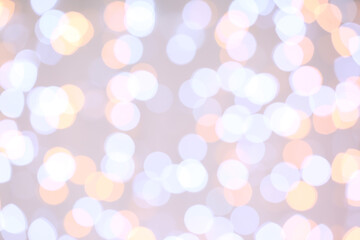 Blurred Christmas lights as background