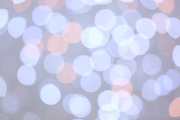 Blurred Christmas lights as background