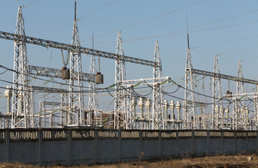 Electric stations and substations of Moldova. Electrical networks of the USSR.