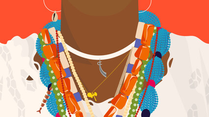 Guias e símbolos do candomblé