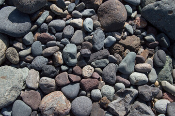 Textura o fondo de suelo de piedras