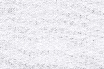 Soft white pattern. White fabric closeup texture. Burlap material background. Bright textile...
