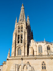 Obraz premium Cathedral of Saint Mary, in Burgos, Spain. High quality photography . 