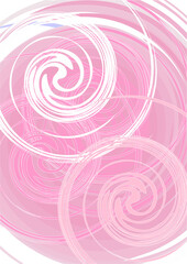 The pink background image uses brushstroke-like lines to create an image. continuous paste used in graphics
