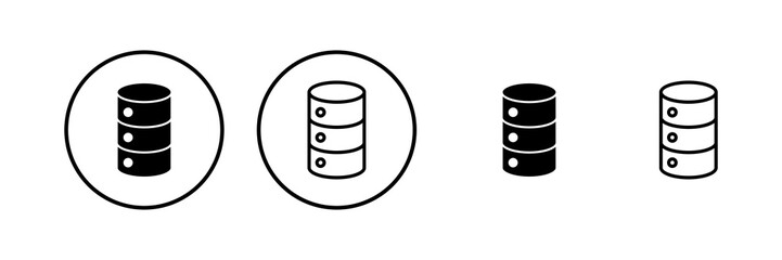 Database icon vector illustration. database sign and symbol