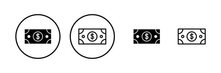 Money icon vector illustration. Money sign and symbol