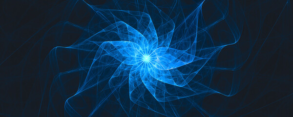 blue energy explosion vortex background